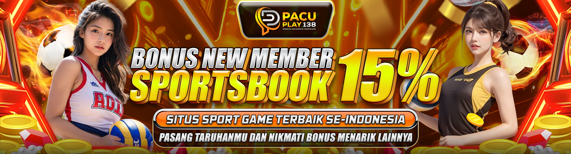 Bonus New Member Sportbook 15%